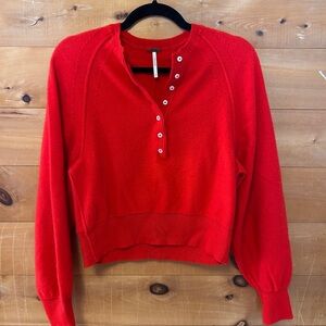 Free People Cashmere Porta Henley